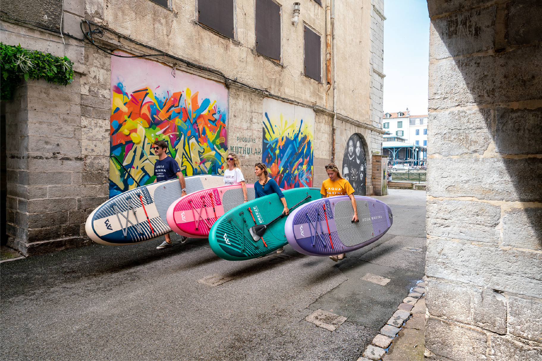 carrying inflatable SUPs